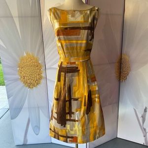 Vintage 50/60’s print sun  dress